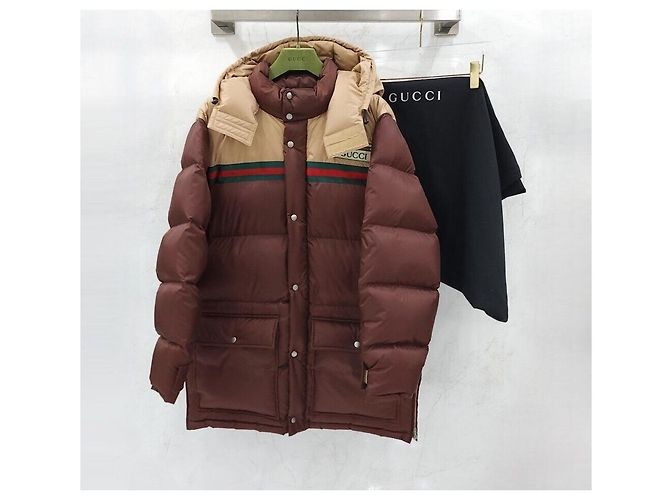 Gucci Gesteppte Nylonjacke mit Logo Mehrfarben - Ansicht 5