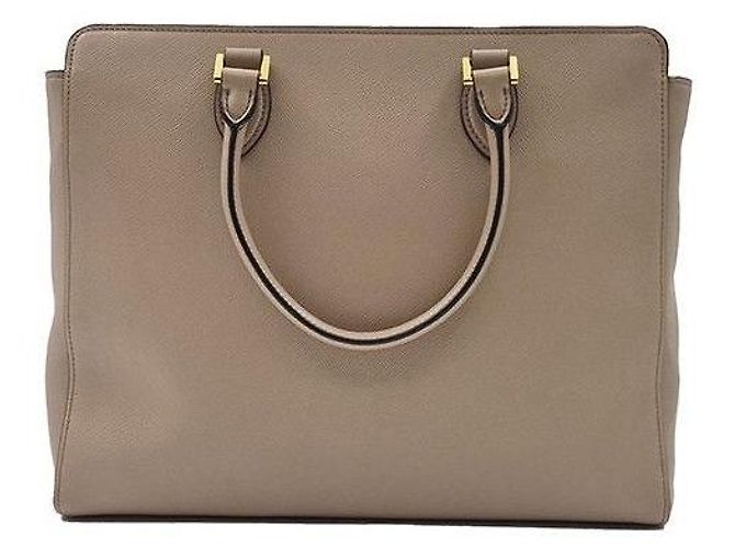 Prada Borsa Tote Saffiano con tracolla Marrone - vista 4