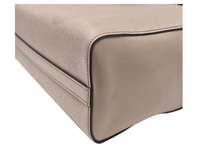 Prada Borsa Tote Saffiano con tracolla Marrone - vista 7