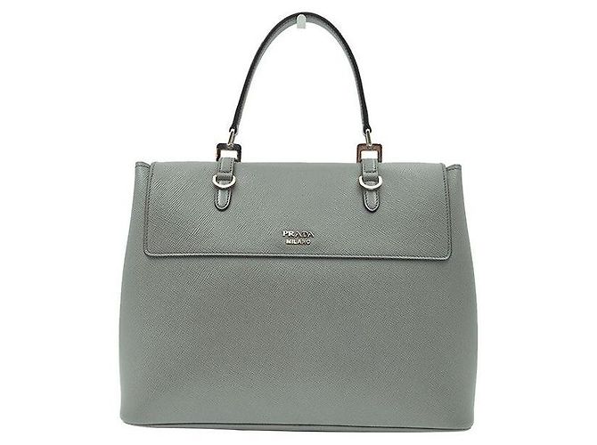 Prada Borsa Tote e Borsa a Spalla in Pelle Saffiano - vista 4