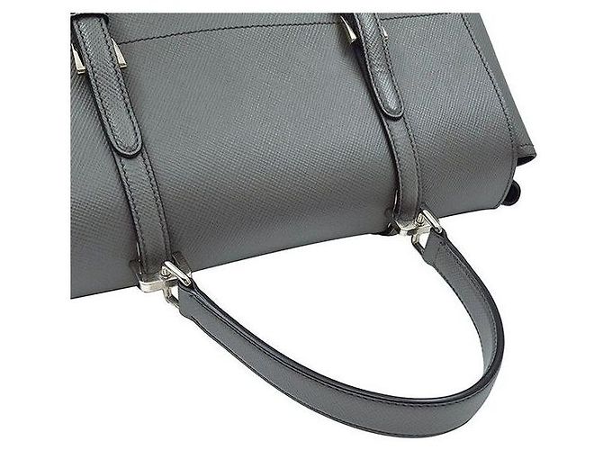 Prada Borsa Tote e Borsa a Spalla in Pelle Saffiano - vista 5