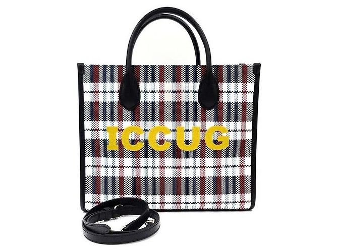 Gucci Tote e Borsa a Spalla Ricamata ICCUG Multicolore - vista 7