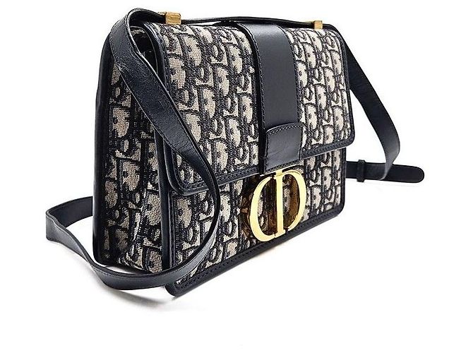 Borsa a tracolla Christian Dior Oblique Montaigne - vista 3