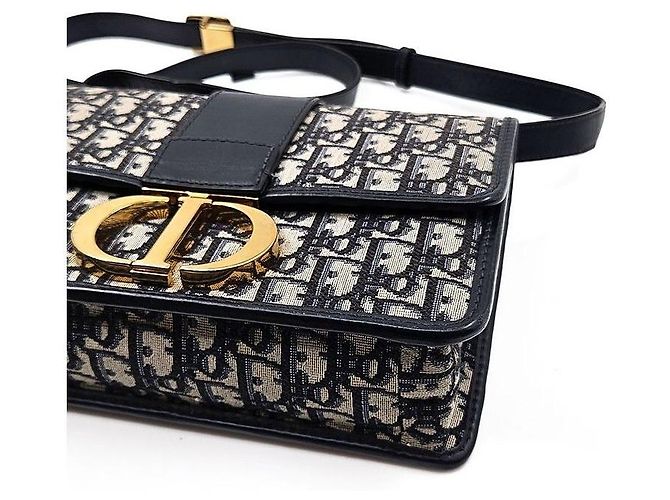 Borsa a tracolla Christian Dior Oblique Montaigne - vista 6
