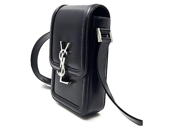 Saint Laurent Borsa a tracolla mini con logo Nero - vista 2