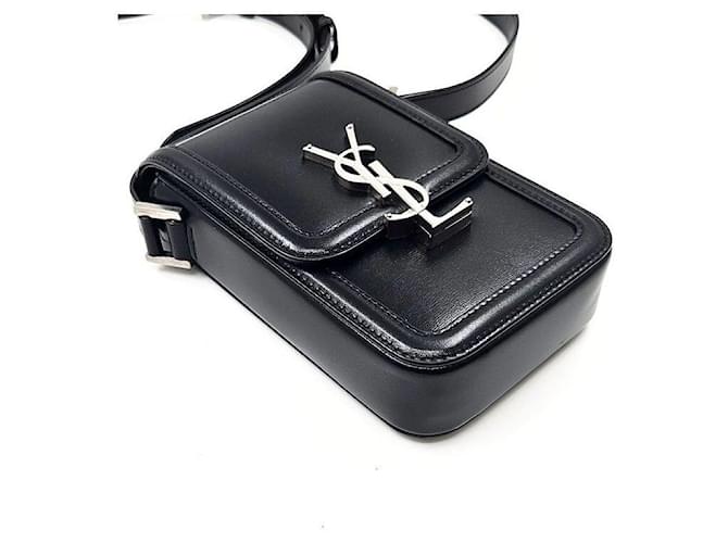 Saint Laurent Borsa a tracolla mini con logo Nero - vista 6