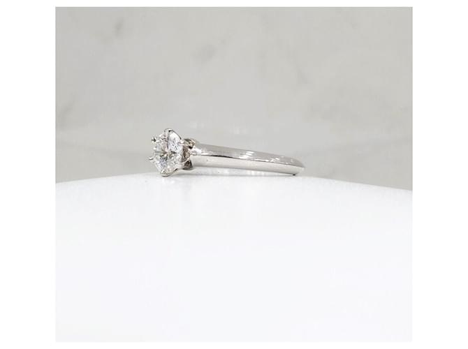 Tiffany & Co Diamant-Platin-Ehering Silber - Ansicht 2