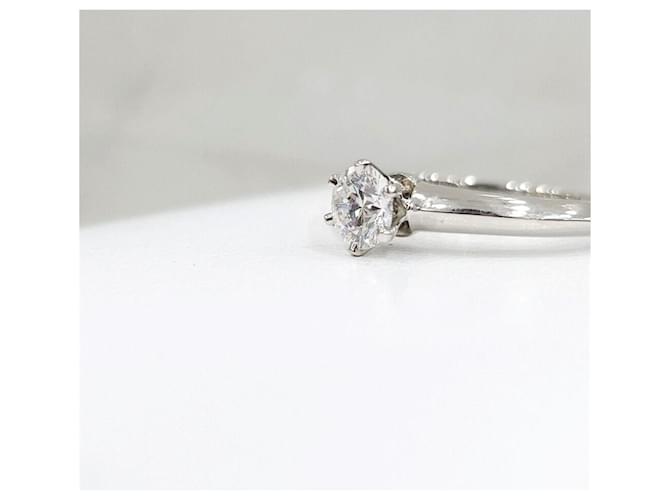 Tiffany & Co Diamant-Platin-Ehering Silber - Ansicht 4