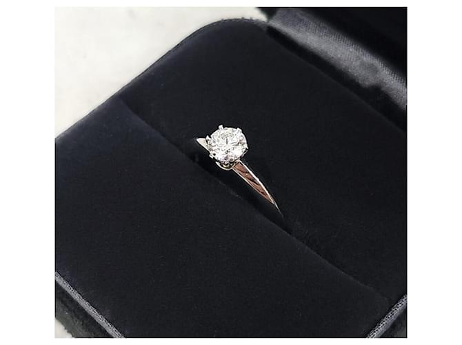Tiffany & Co Diamant-Platin-Ehering Silber - Ansicht 5