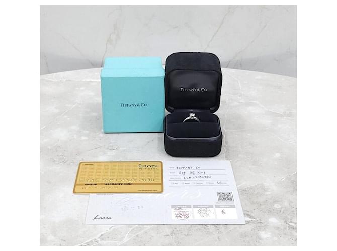 Tiffany & Co Diamant-Platin-Ehering Silber - Ansicht 6