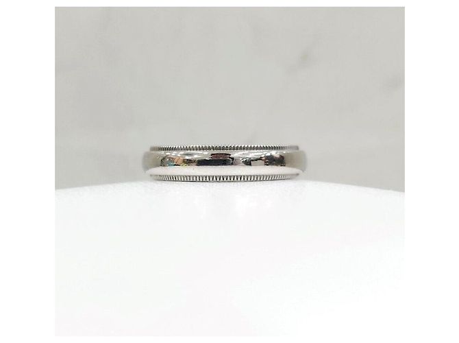 Tiffany & Co Together Milgrain Ring Platin Größe Silber - Ansicht 2