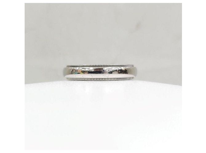 Tiffany & Co Together Milgrain Ring Platin Größe Silber - Ansicht 3