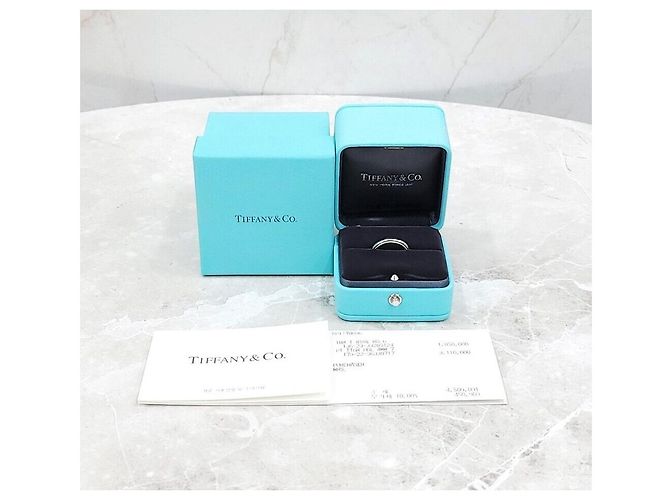Tiffany & Co Together Milgrain Ring Platin Größe Silber - Ansicht 6