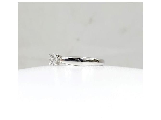 Tiffany & Co Diamant Platin Ehering Größe Silber - Ansicht 2