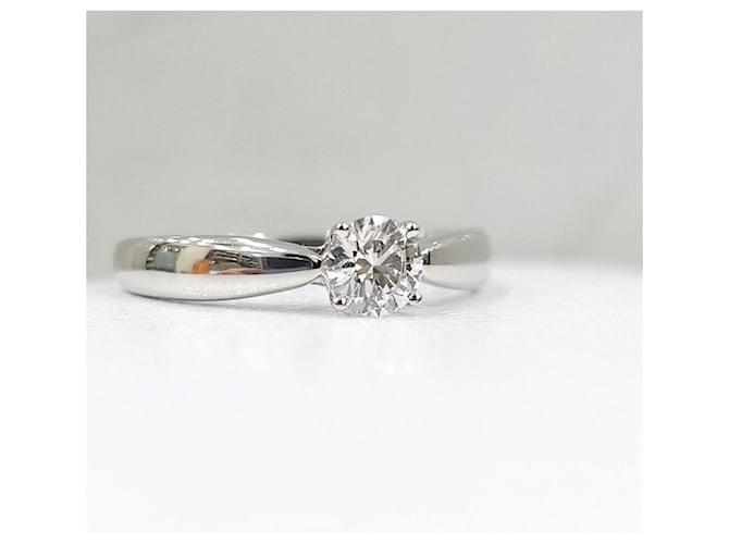 Tiffany & Co Diamant Platin Ehering Größe Silber - Ansicht 4