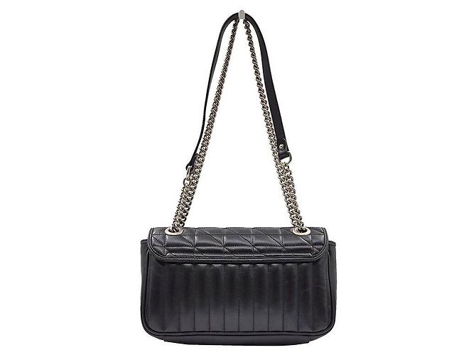 Gucci Marmont Matelassé Chain Schultertasche Schwarz - Ansicht 4