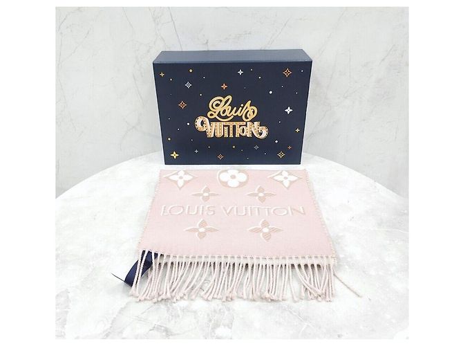 Louis Vuitton Cachecol Monogram Essential Shine Branco - vista 9
