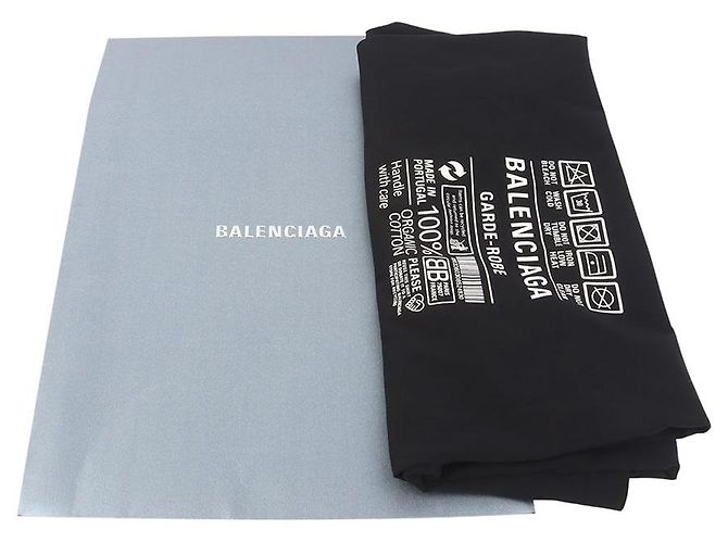 Balenciaga Care Label Medium Fit T-Shirt Size Black - view 6