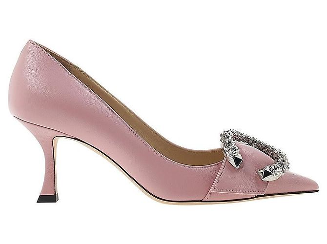 Jimmy Choo Décolleté con cristallo a forma di rosa Rosso - vista 2