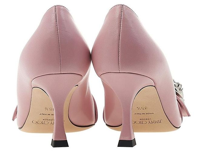 Jimmy Choo Décolleté con cristallo a forma di rosa Rosso - vista 4