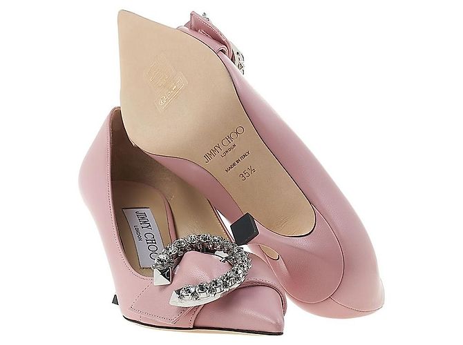 Jimmy Choo Décolleté con cristallo a forma di rosa Rosso - vista 5