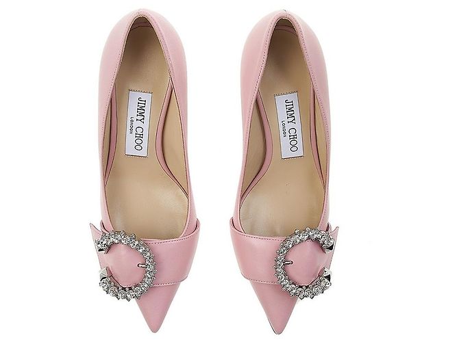 Jimmy Choo Décolleté con cristallo a forma di rosa Rosso - vista 6