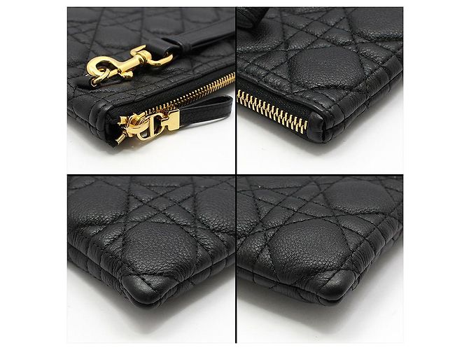 Dior Clutch Large Daily Cannage Caro Nero - vista 10