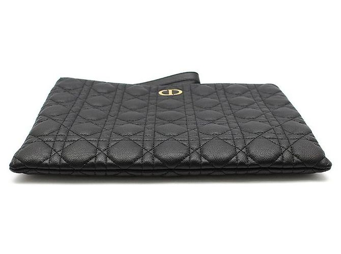 Dior Clutch Large Daily Cannage Caro Nero - vista 5