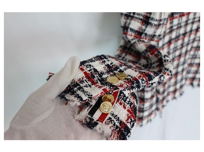 Thom Browne Classic Tweed Jacke Mehrfarben - Ansicht 5