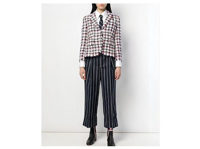 Thom Browne Classic Tweed Jacke Mehrfarben - Ansicht 9