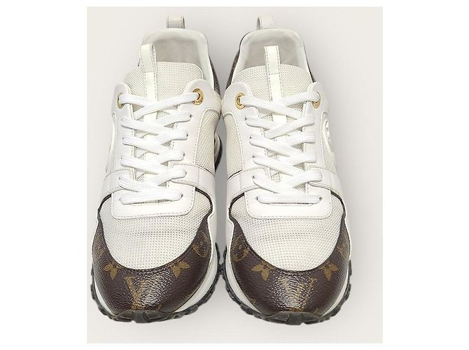 Louis Vuitton Sneakers White LV Monogram Runaway Bianco - vista 6