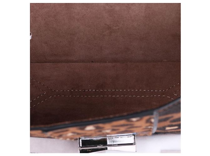 Jimmy Choo Piccola borsa a tracolla Rocket in pelle scamosciata con catena Marrone - vista 12