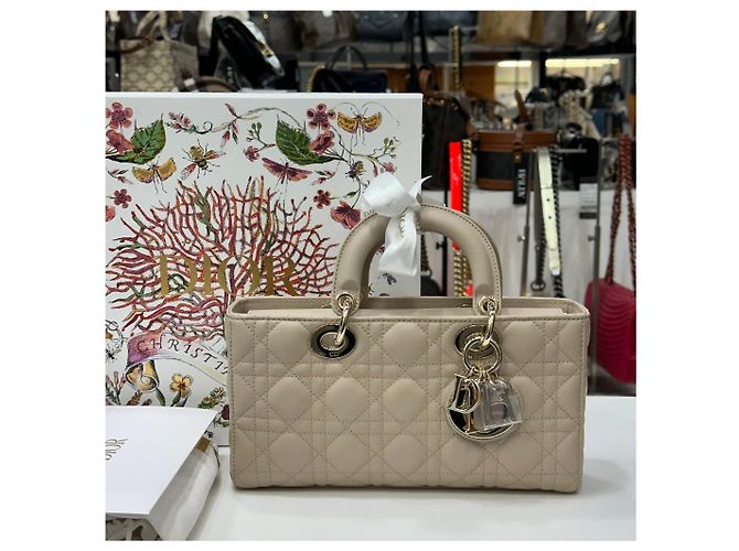 Borsa Tote Lady Dior Joy Medium Multicolore - vista 3