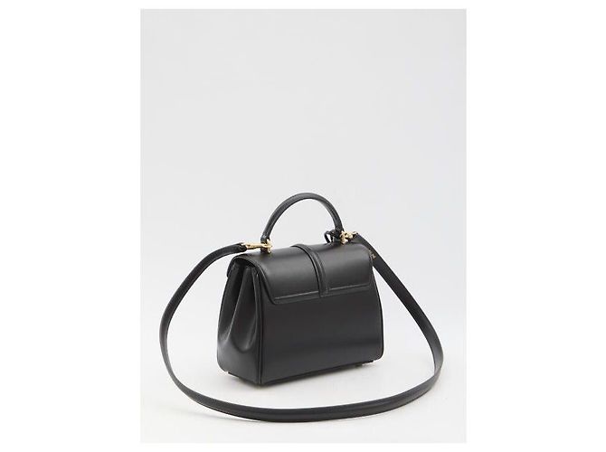 16 Céline Mini borsa in pelle di vitello satinata Nero - vista 5