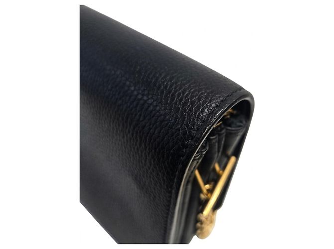 Mulberry Piccola borsa a tracolla quadrata in pelle naturale nera, size Small Nero - vista 4