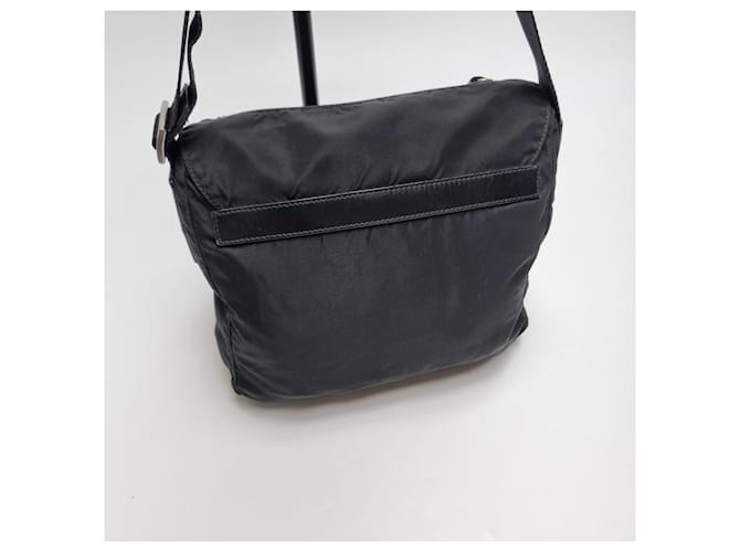 Prada Borsa a tracolla in nylon nero - vista 11