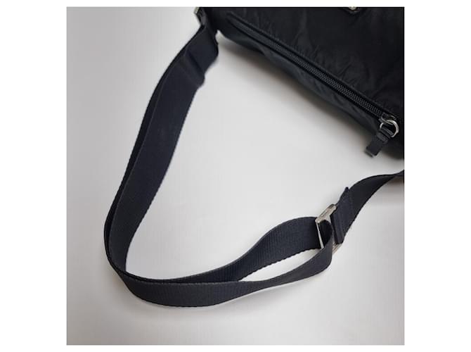 Prada Borsa a tracolla in nylon nero - vista 13