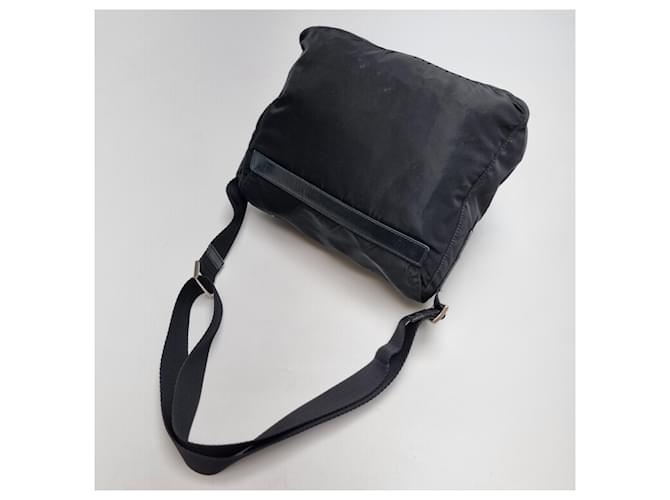 Prada Borsa a tracolla in nylon nero - vista 14