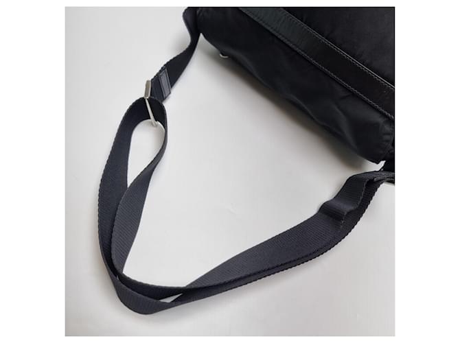 Prada Borsa a tracolla in nylon nero - vista 15
