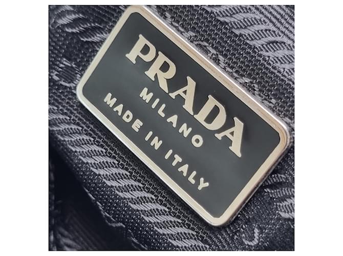 Prada Borsa a tracolla in nylon nero - vista 20