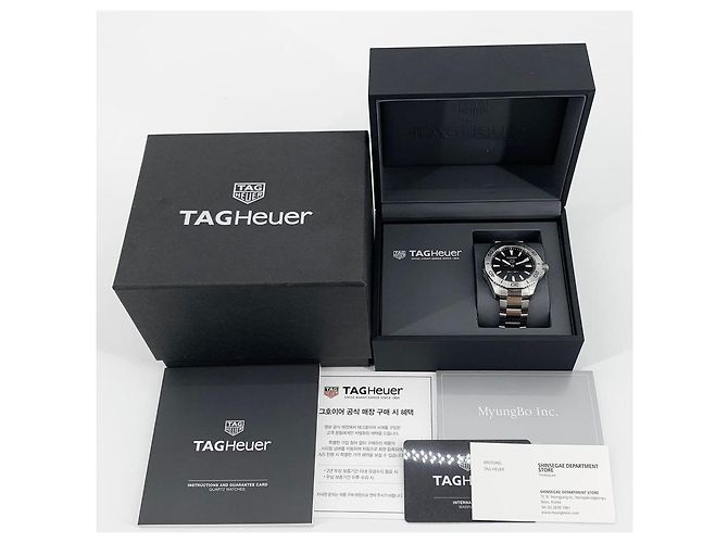 Tag Heuer Aquaracer Professional Quartz Nero - vista 9