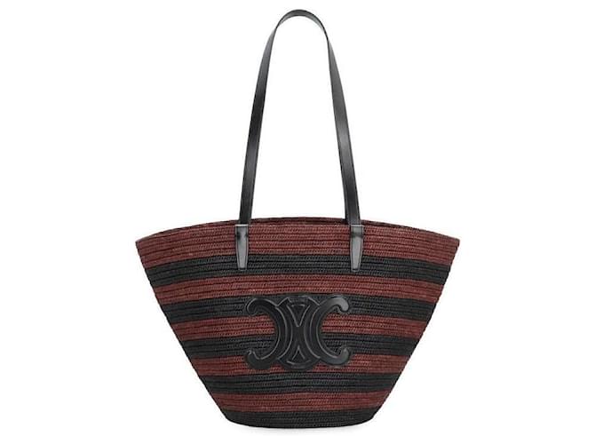 Céline Borsa COUFFIN a righe Marrone - vista 5