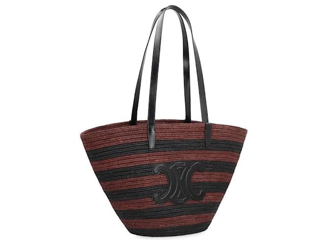 Céline Borsa COUFFIN a righe Marrone - vista 6