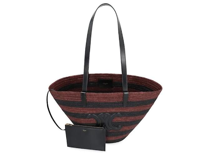 Céline Borsa COUFFIN a righe Marrone - vista 8