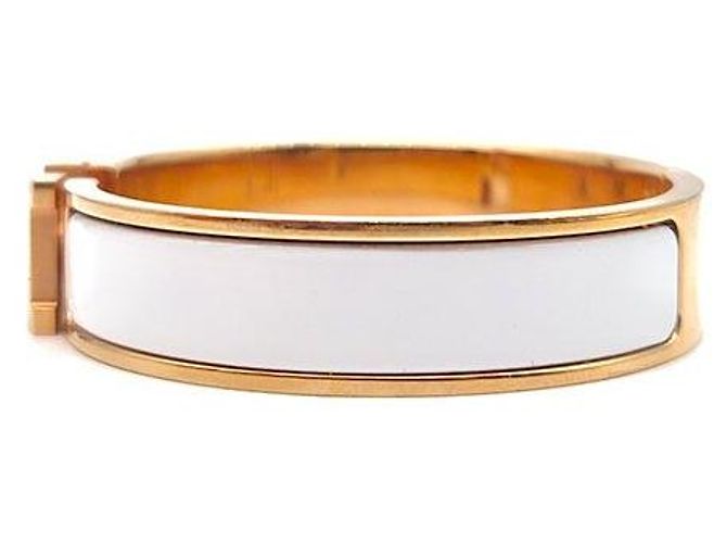 Hermès Pulseira Click Branco - vista 2