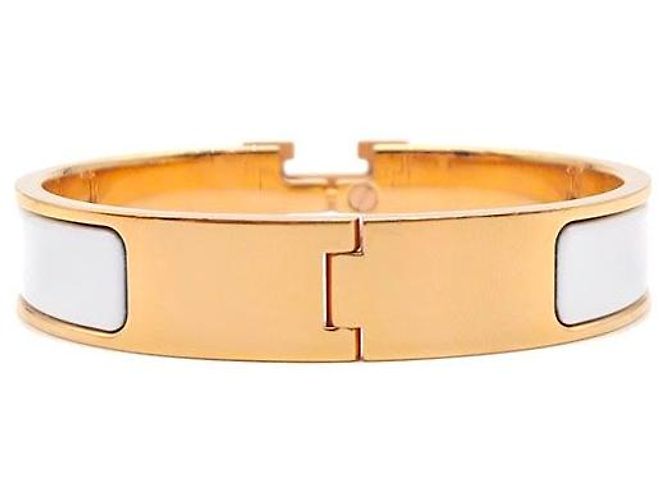 Hermès Pulseira Click Branco - vista 3