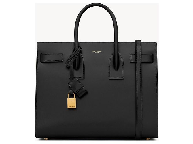 Borsa Sac de Jour Saint Laurent in pelle nera Multicolore - vista 2