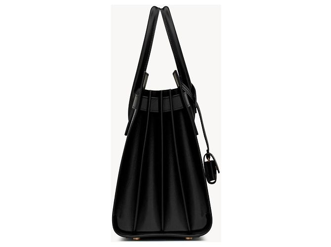 Borsa Sac de Jour Saint Laurent in pelle nera Multicolore - vista 4