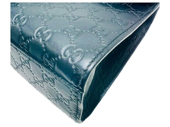 Gucci Borsa a tracolla Emily in pelle nera con catena GG Sima Horsebit Nero - vista 4