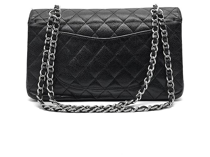 Chanel Caviar Classic Medium Nero - vista 3